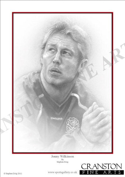 Jonny Wilkinson by Stephen Doig.