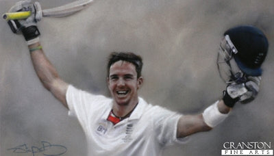 Kevin Pietersen - Ashes 2010 by Stephen Doig.
