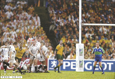 Johnny Wilkinson - The Drop Kick, Rugby World Cup 2003 by Darren Baker.