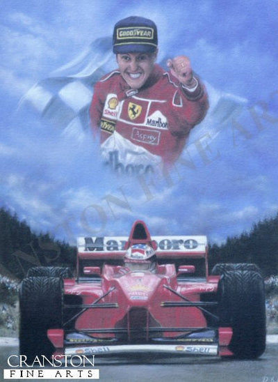 Michael Schumacher by Darren Baker.