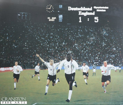 A Glorious Night - England v Germany 5 - 1 by Darren Baker