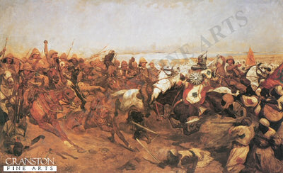 The Charge of the 21st Lancers at the Battle of Omdurman by Richard Caton Woodville.