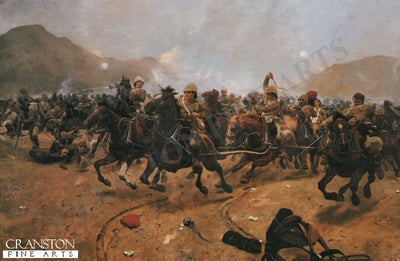 Saving the Guns at the Battle of Maiwand by Richard Caton Woodville (B)