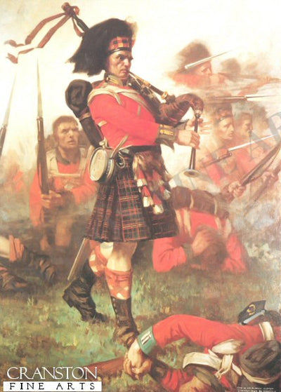 Piper Kenneth Mackay at Waterloo by J. B. Anderson.
