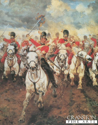 Scotland Forever detail by Lady Elizabeth Butler.