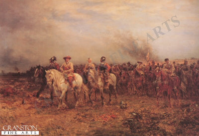 Oliver Cromwell after the Battle of Marston Moor by Ernest Crofts. (B)