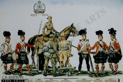 Uniforms of the 71st, 73rd and 74th Regiment by Haswell Miller.