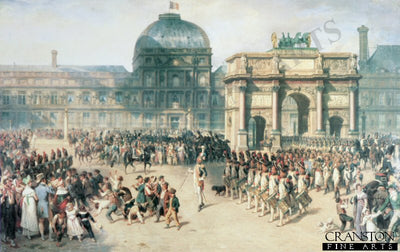 Un Jour de Revue sons L Empire en 1810 by H Bellange (B)