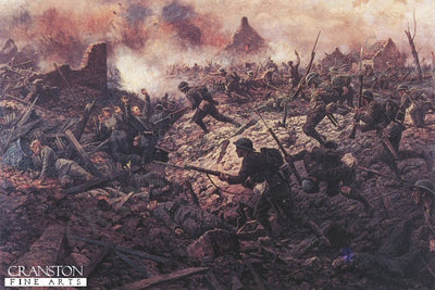 The 1st Buckinghamshire Battalion at Pozieres, 23rd July 1916 by William Barnes Wollen.