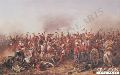 The Charge of the 16th Lancers, at the Battle of Aliwal, by Orlando Norie.