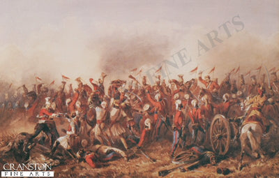 The Death of Cornet Bigoe, during the Battle of Aliwal, by Orlando Norie.