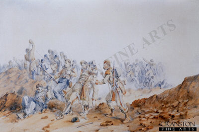 The 55th Regiment at the Battle of Inkerman by Orlando Norie.