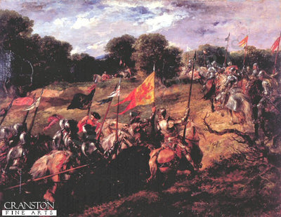 With Banners Bravely Spread by Sir John Gilbert.