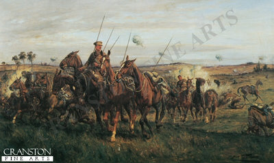 Bringing Horses to the Rear by Wright.