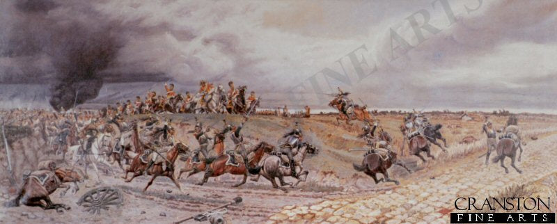 Charge of the Cuirassiers in the Sunken Road by Benigni.