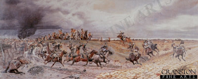 Charge of the Cuirassiers in the Sunken Road by Benigni.