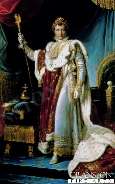 Napoleon in his Coronation Robes by Francois Gerard (B)