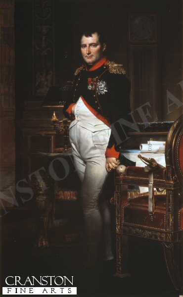 Portrait of Napoleon by Jacques Louis David (B)