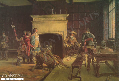 Cromwell at the Sign of the Blue Boar by Ernest Crofts (B)