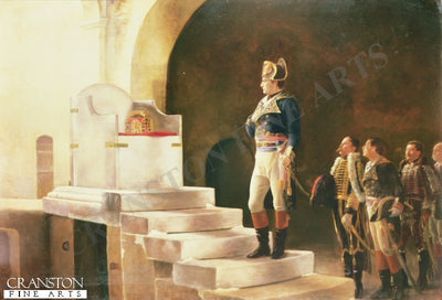 Napoleon at Charlemagnes Throne by Henri-Paul Motte (B)