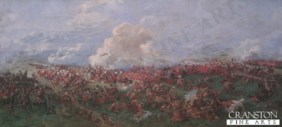 The Attack of the French Cuirassiers on the British Squares by Demoulin (B)