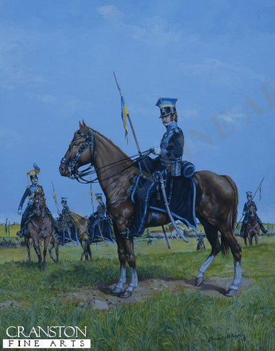 Brunswick Uhlan, Quatre Bras 16th June 1815 by Brian Palmer.
