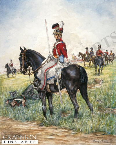 2nd Life Guards, Waterloo 18th June 1815 by Brian Palmer.