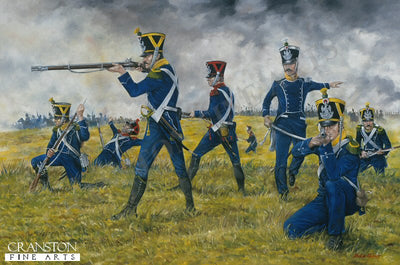 1st Regiment French Light Infantry at Waterloo by Brian Palmer.
