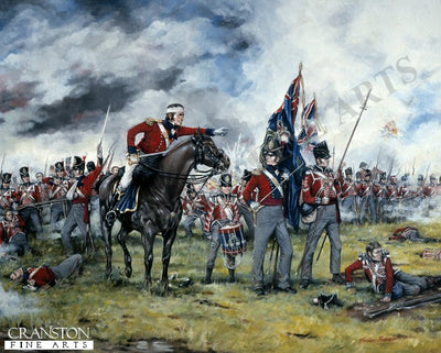 Royal Scots at Waterloo by Brian Palmer.
