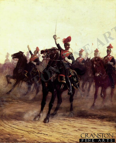 Halt of the 12th Lancers by Ernest Crofts (B)