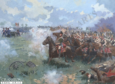 Charge of the Russian Cuirassiers at Borodino by Jim Lancia.