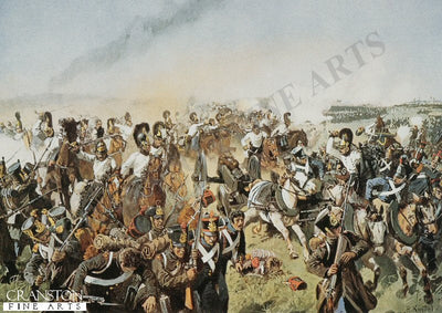 The Prussian Pursuit of the French at the Battle of Hanau by Richard Knotel.