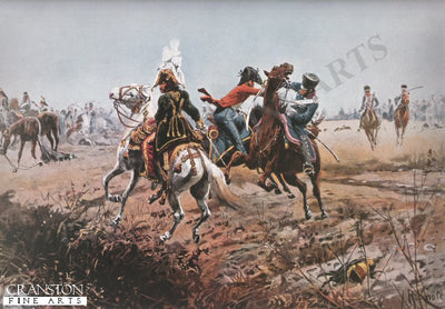 The Death of Lt. Guido von der Lippe During the Pursuit of Murat by Richard Knotel.