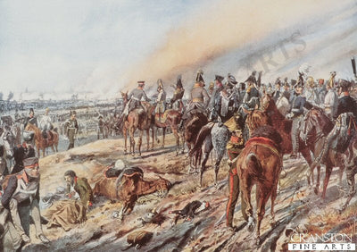 Battle of Leipzig by Richard Knotel.