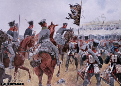 Prince Karl von Mecklenburg with East Prussian Cavalry at the Engagement of Goldberg, 23rd August 1813 by Richard Knotel.