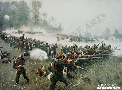 Die Schlacht Bei Konniggratz, 3rd June 1866 by Carl Rochling.