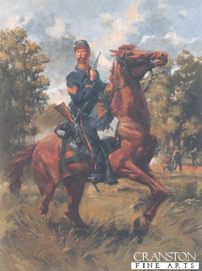 2nd US Cavalry 1862 by Jim Lancia.