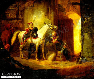 Lancers in a Stable by Horace Vernet.