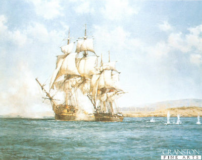 The Smoke of the Battle by Montague Dawson.