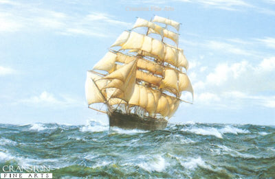 Racing Home - The Cutty Sark by Montague Dawson.
