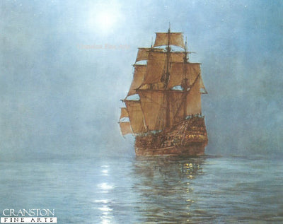 Crescent Moon by Montague Dawson.