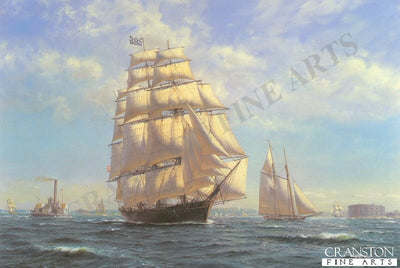Challenge Leaving New York in the 1850s by Roy Cross.