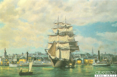 Ocean Monarch Leaving New York by Roy Cross.