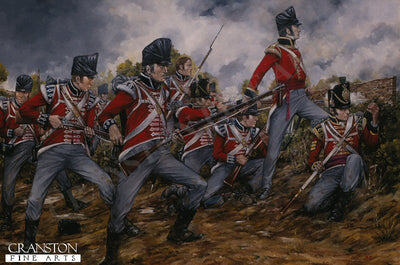 1st Regiment of Foot Guards at Waterloo by Brian Palmer.