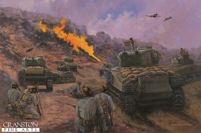Taking of Big Apple, Okinawa, 10th - 14th June 1945 by David Pentland.
