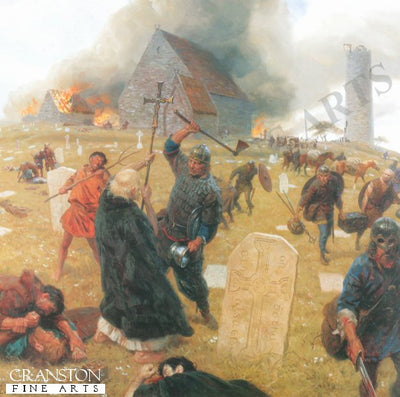 Norse Marauders Wreak Mayhem by Tom Lovell.