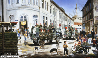 Mobile Patrol in Pristina by David Rowlands.