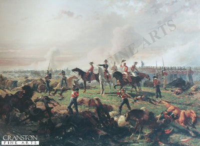 The Battle of Waterloo by Auguste Doviane.