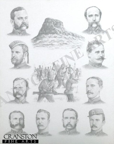 Battle of Isandhlwana 22nd January 1879 (Major Figures of the Battle) by Stuart Liptrot