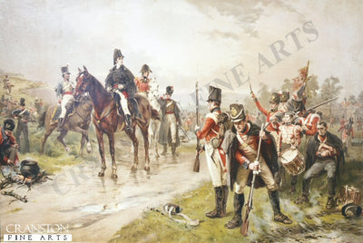 Wellington at Waterloo by Robert Hillingford.